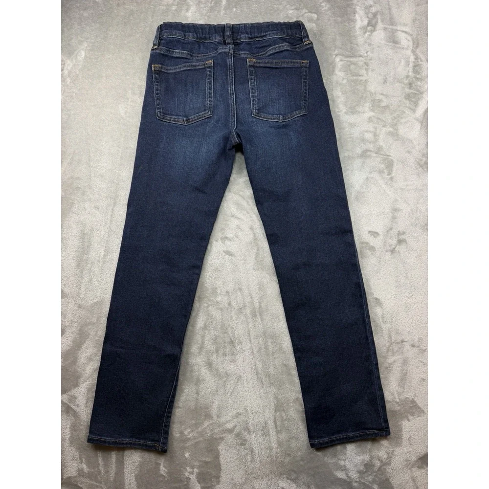 J. Crew Crewcuts Boys Size 10 Slim Fit Flex Jeans Blue Dark Wash